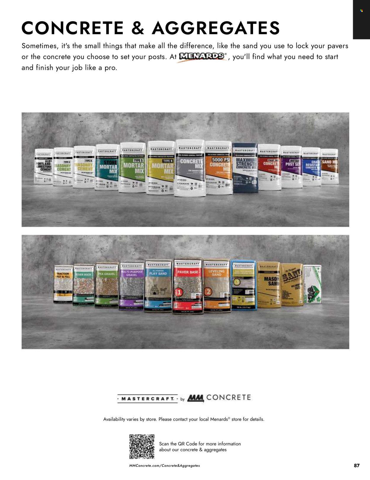 MENARDS ad - Landscape Block Catalog