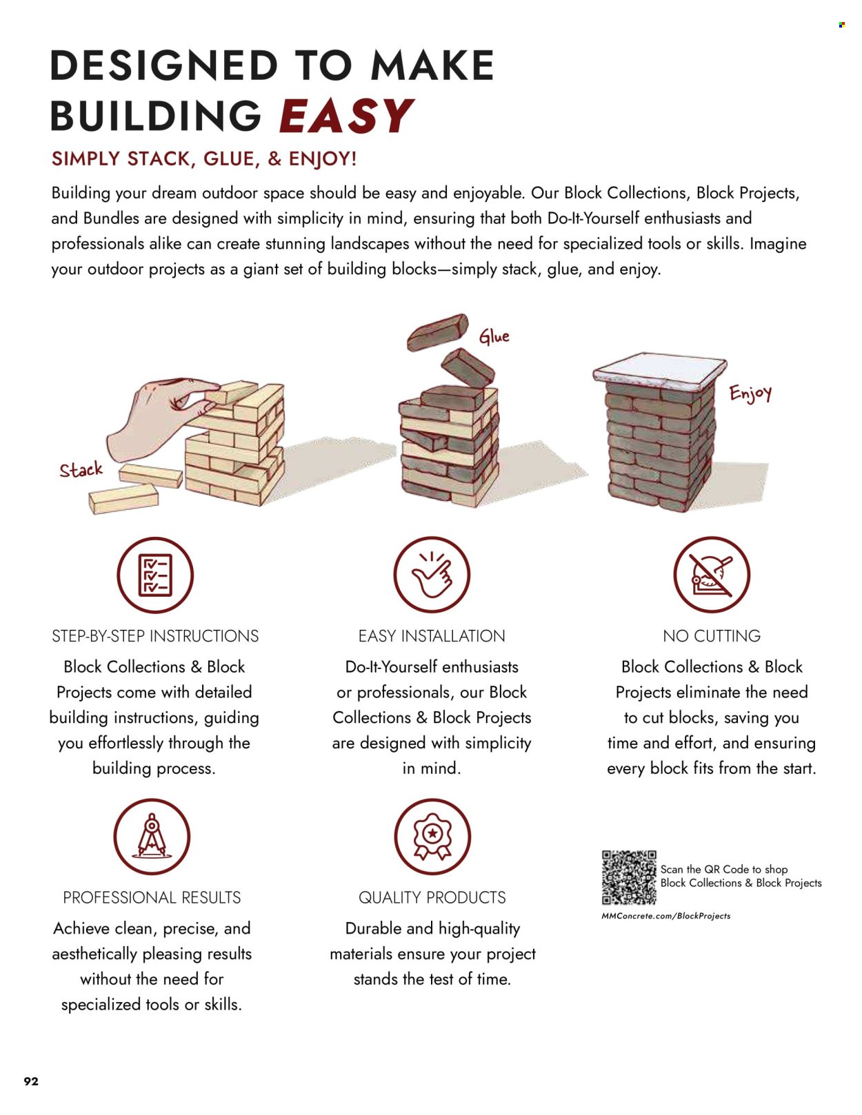 MENARDS ad - Landscape Block Catalog