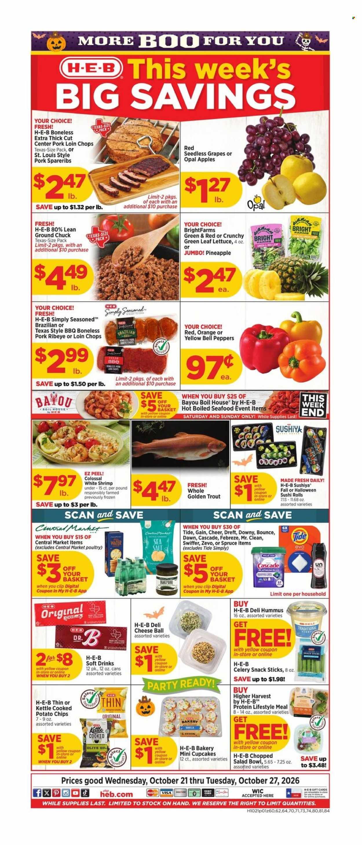 H-E-B ad - Weekly Ad