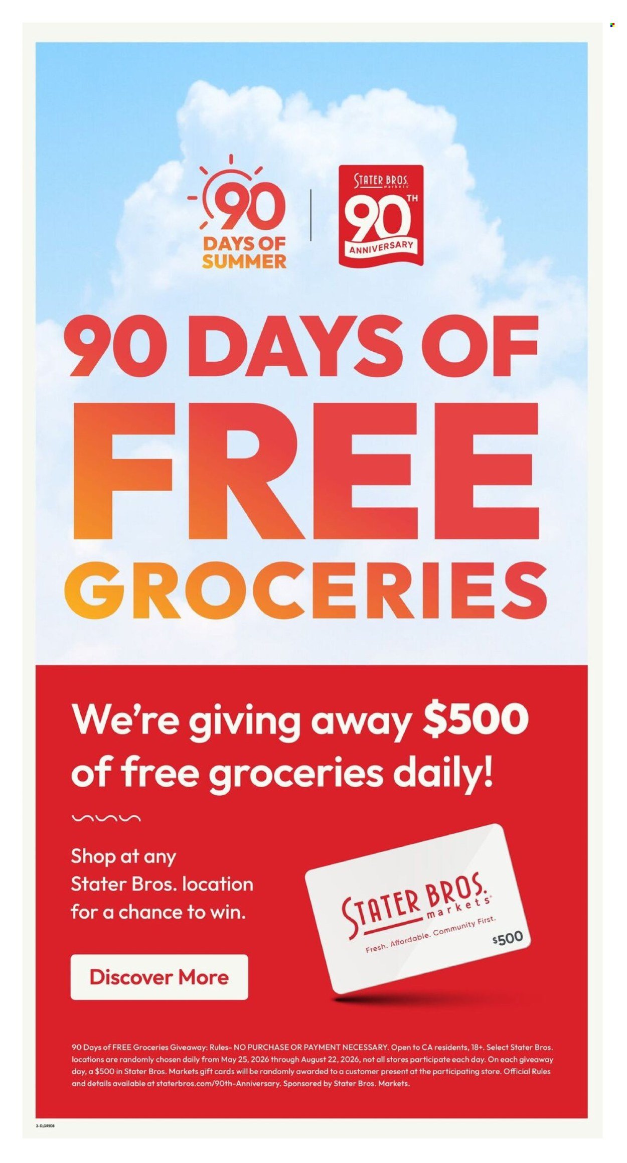 STATER BROS. ad - Weekly Ad
