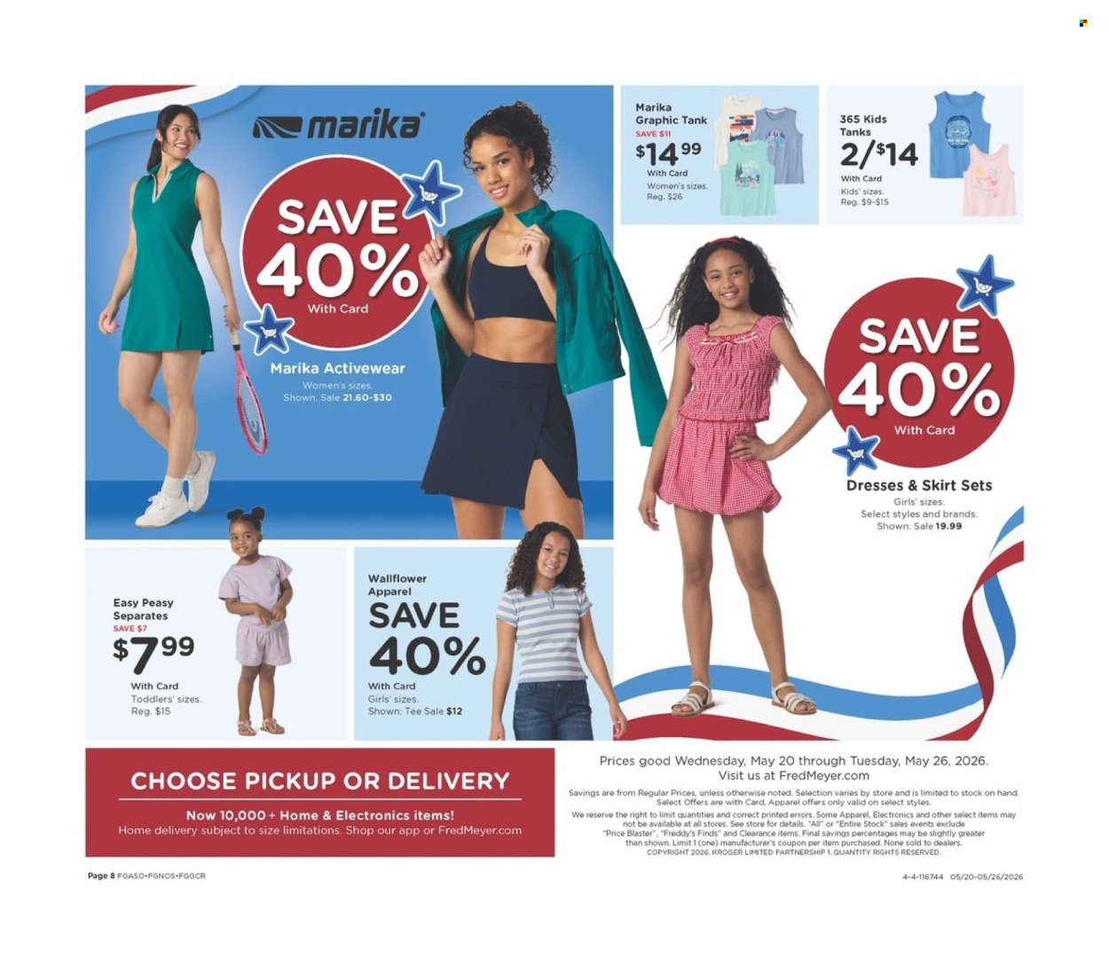 FRED MEYER ad - Home & Apparel