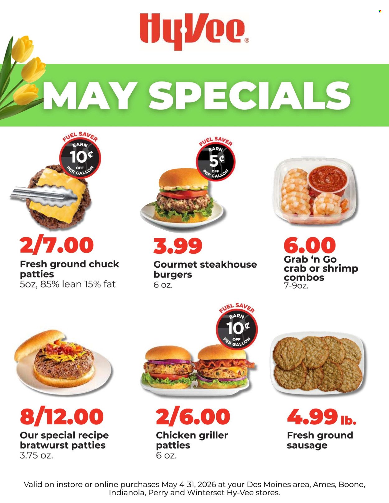 HY-VEE ad - May Specials