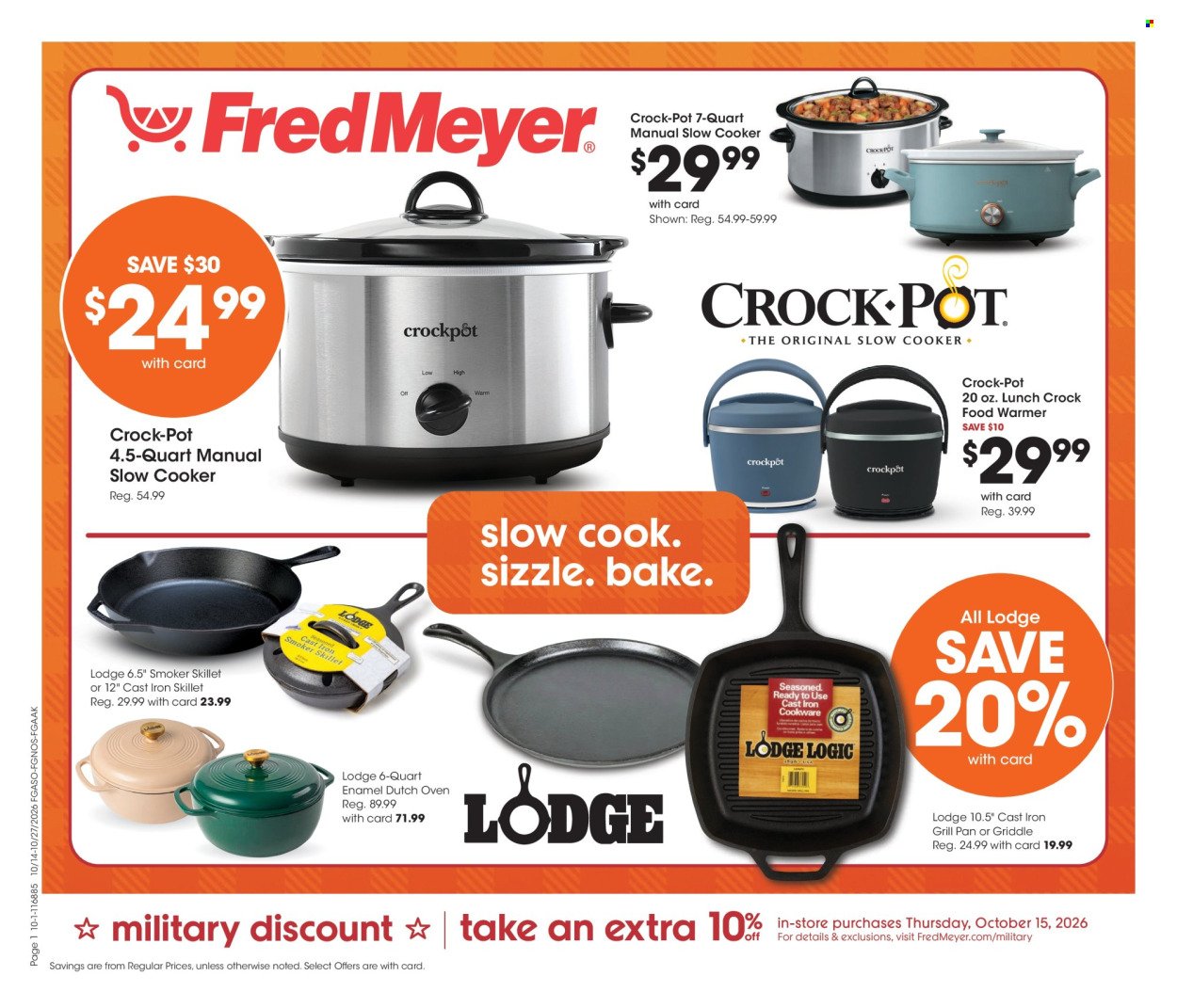 FRED MEYER ad - Home & Apparel