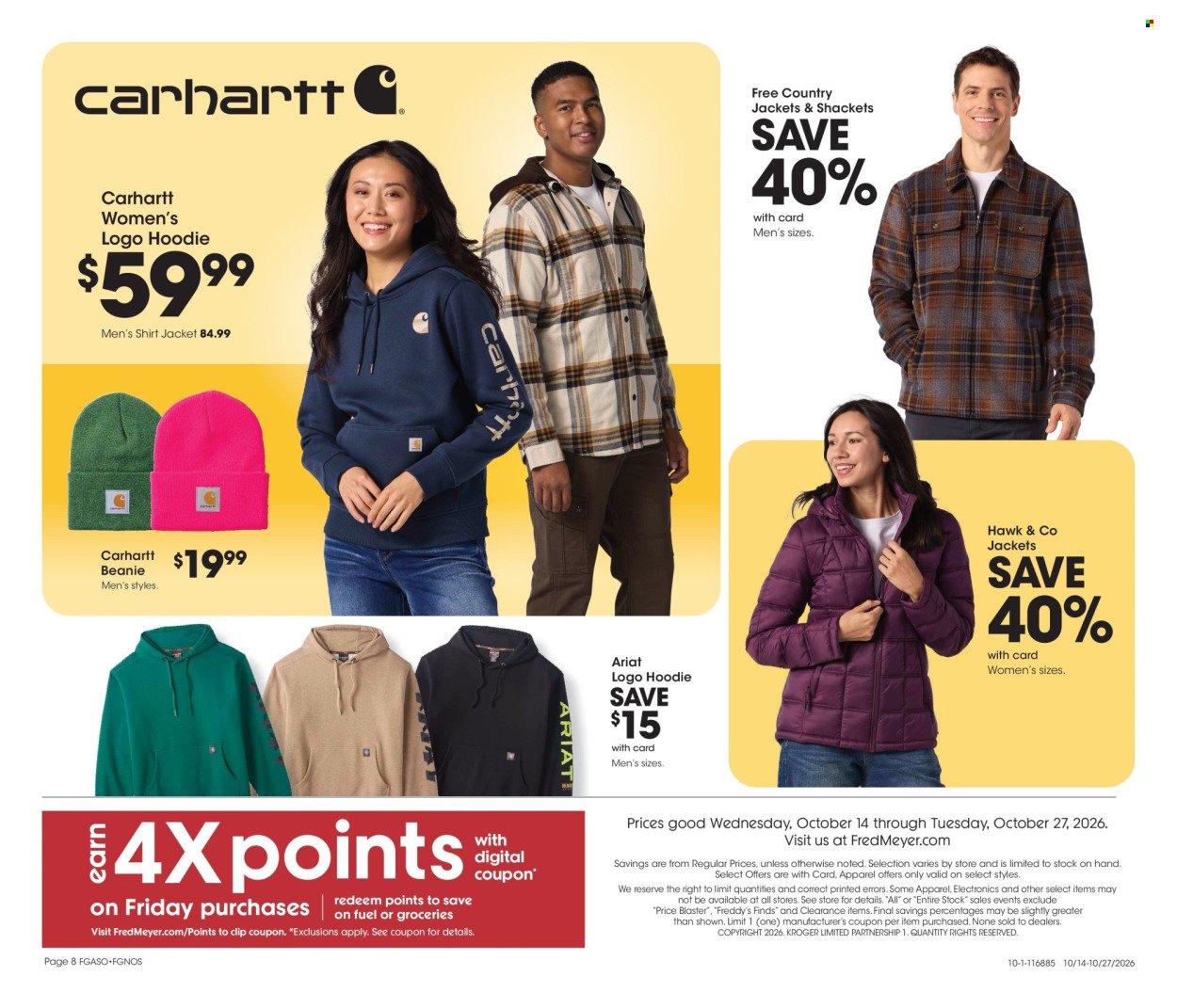 FRED MEYER ad - Home & Apparel