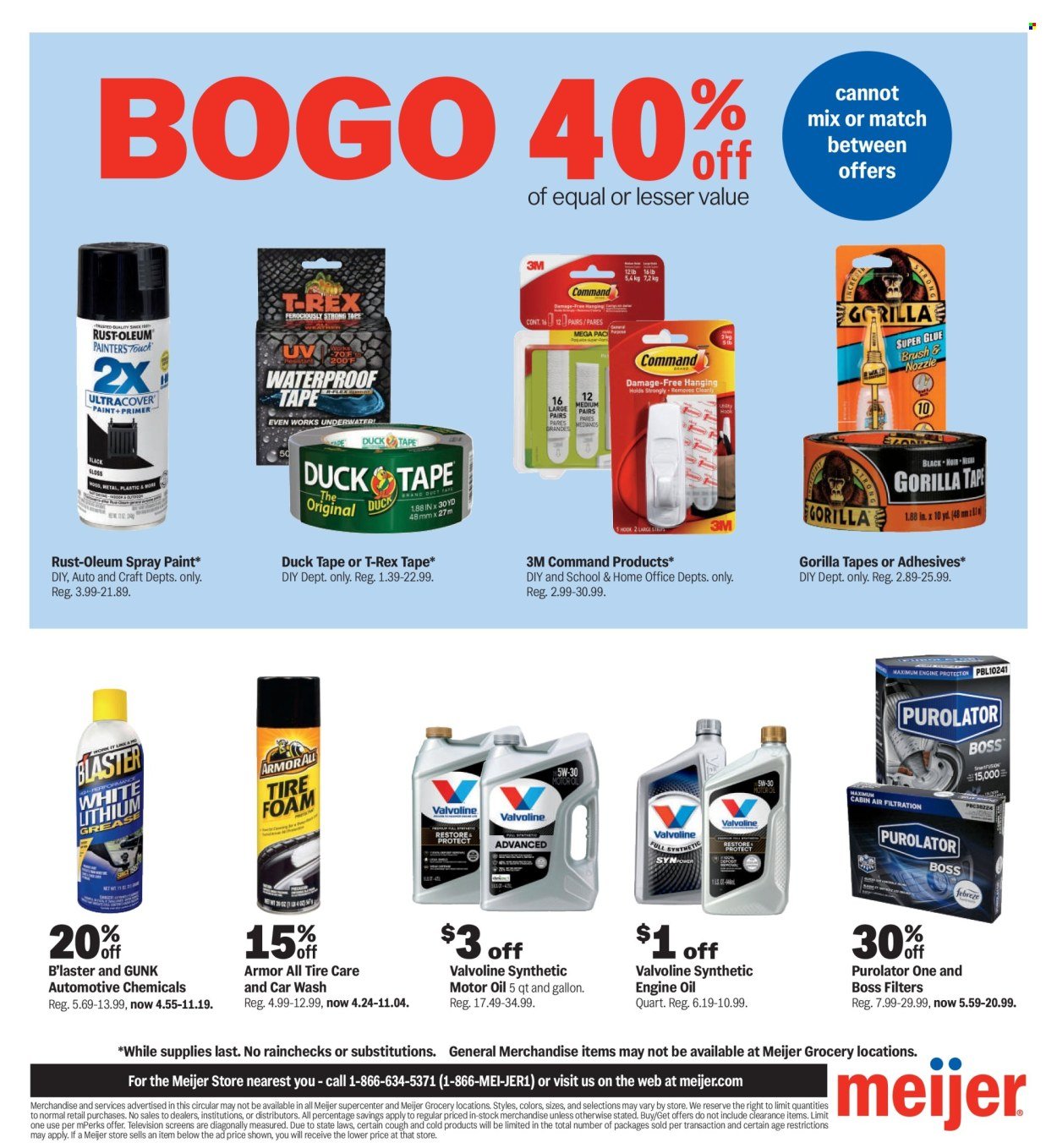 MEIJER ad - Storage for Study Season