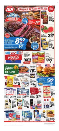 IGA ad - Weekly Flyer