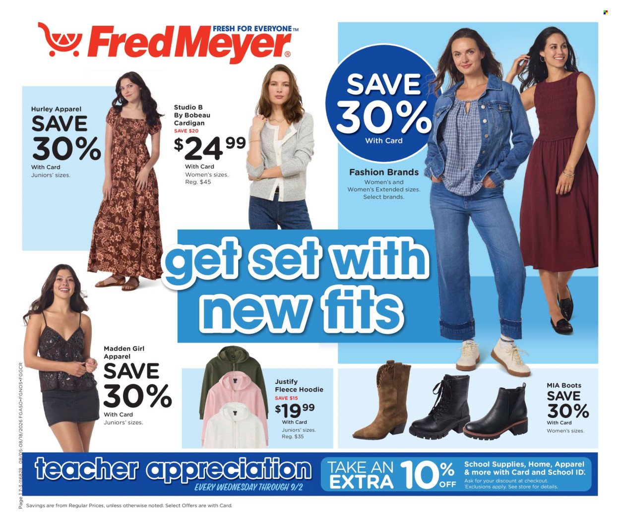 FRED MEYER ad - Home & Apparel