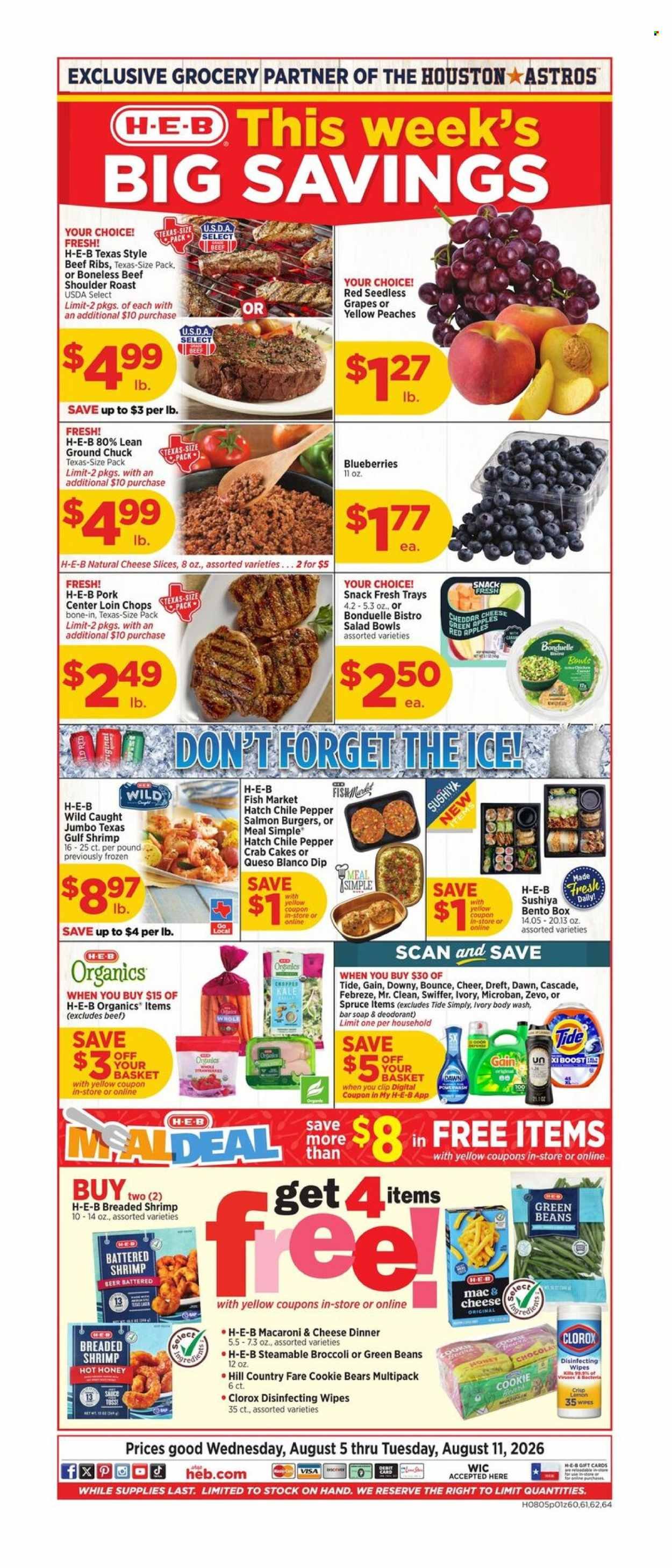 H-E-B ad - Weekly Ad