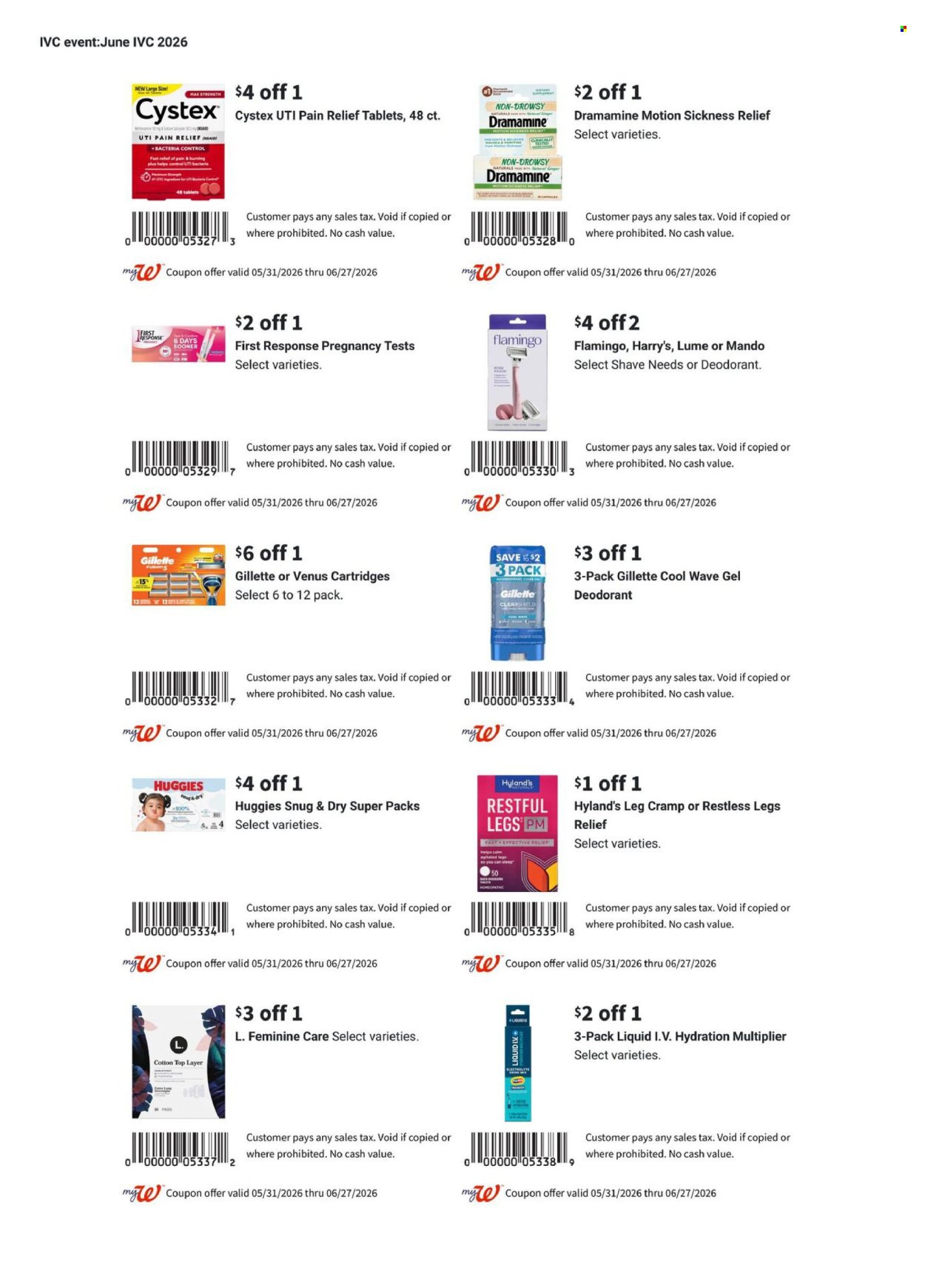 WALGREENS ad - Savings Book