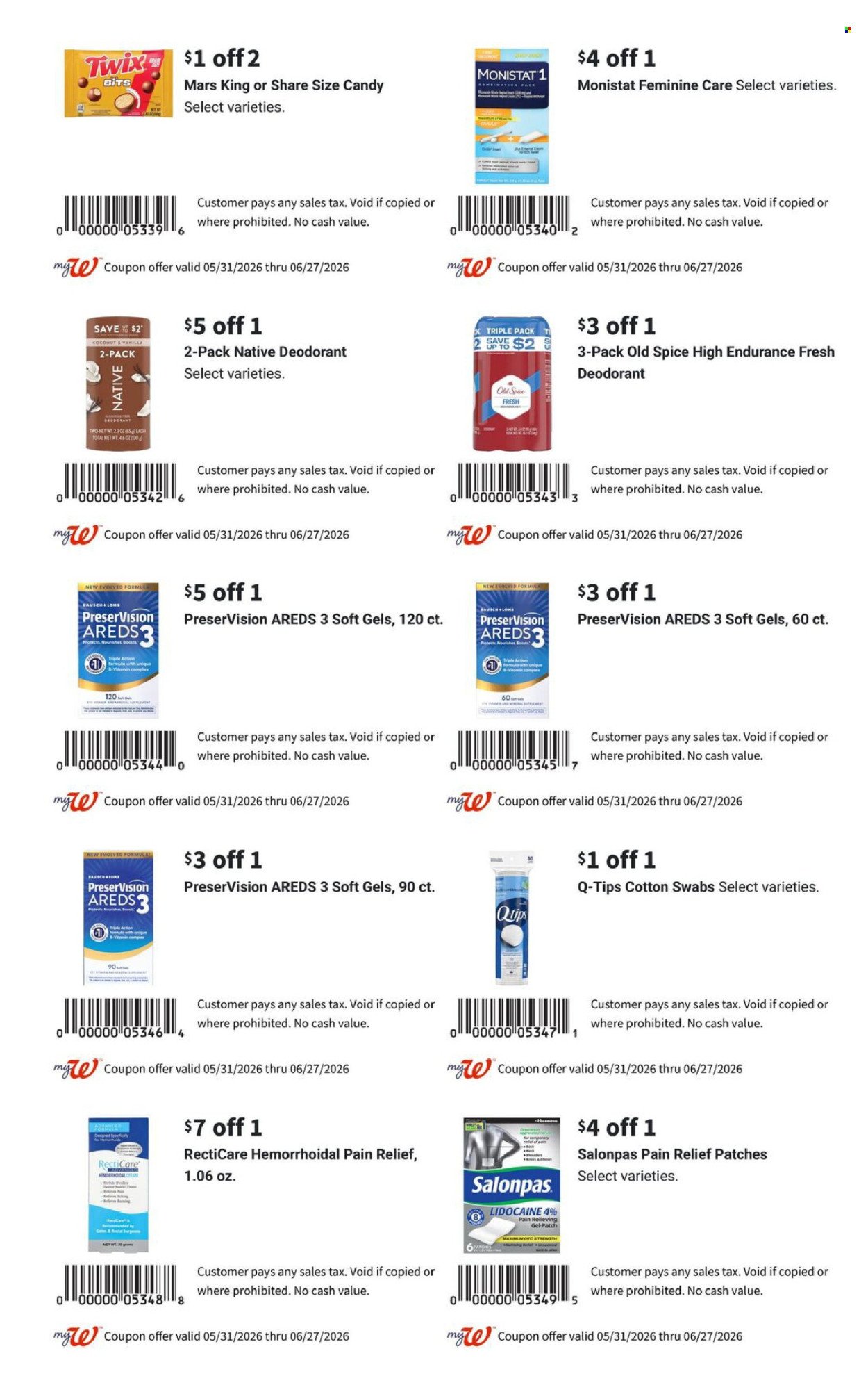 WALGREENS ad - Savings Book