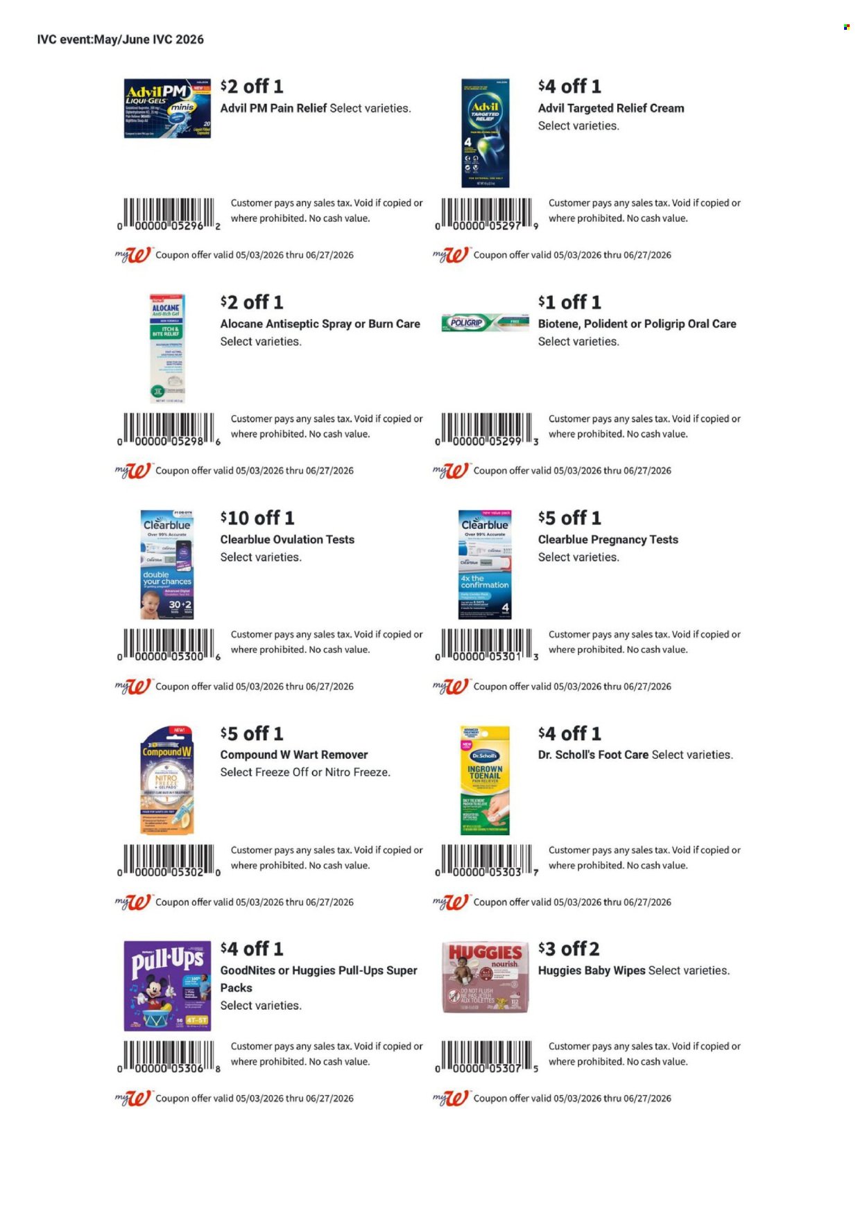 WALGREENS ad - Savings Book