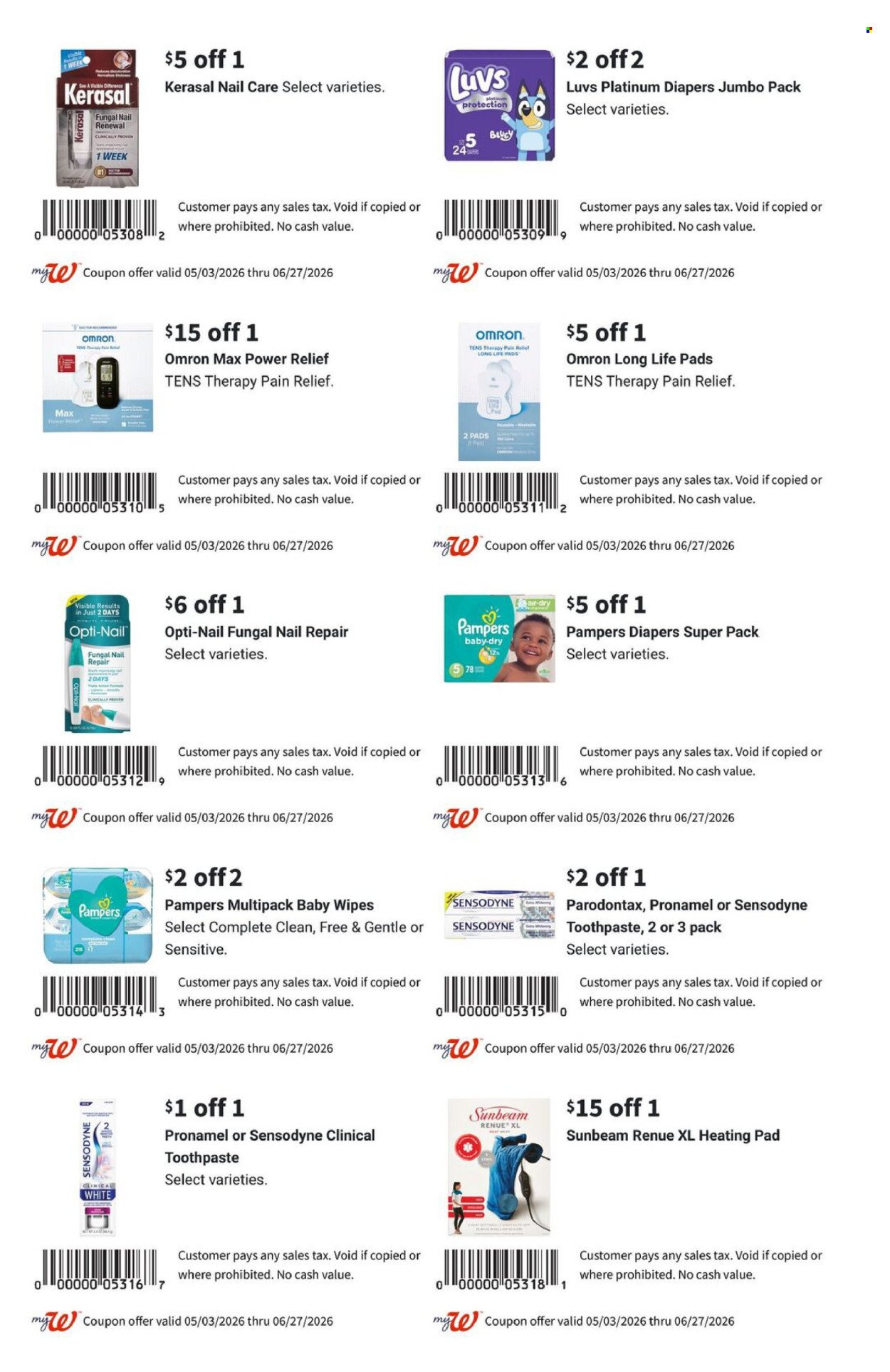 WALGREENS ad - Savings Book