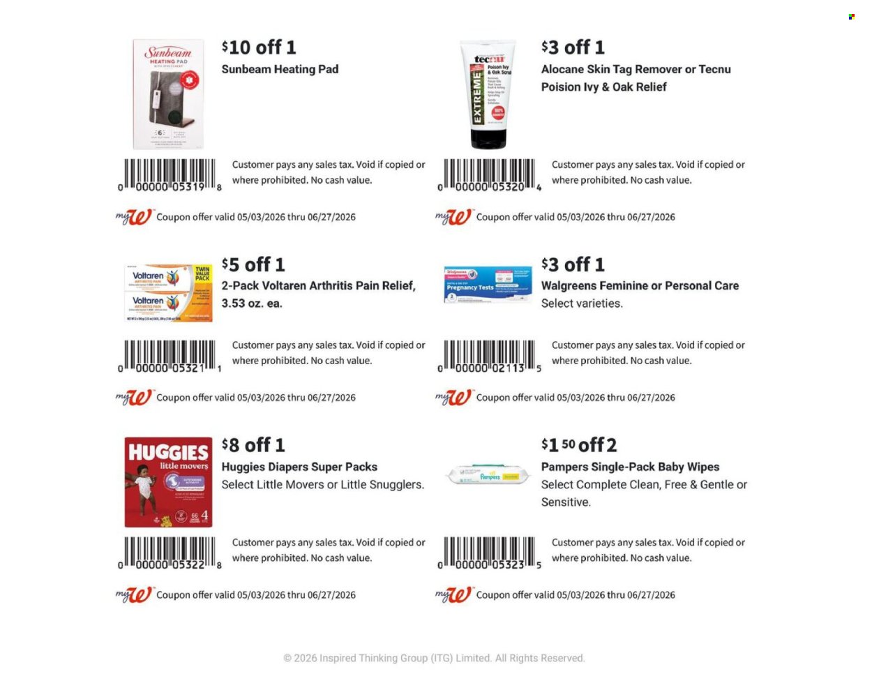 WALGREENS ad - Savings Book