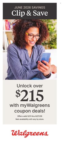 WALGREENS ad - Savings Book