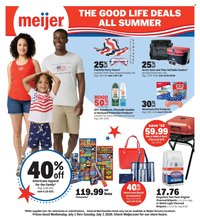 MEIJER ad - The good life is deals all summer