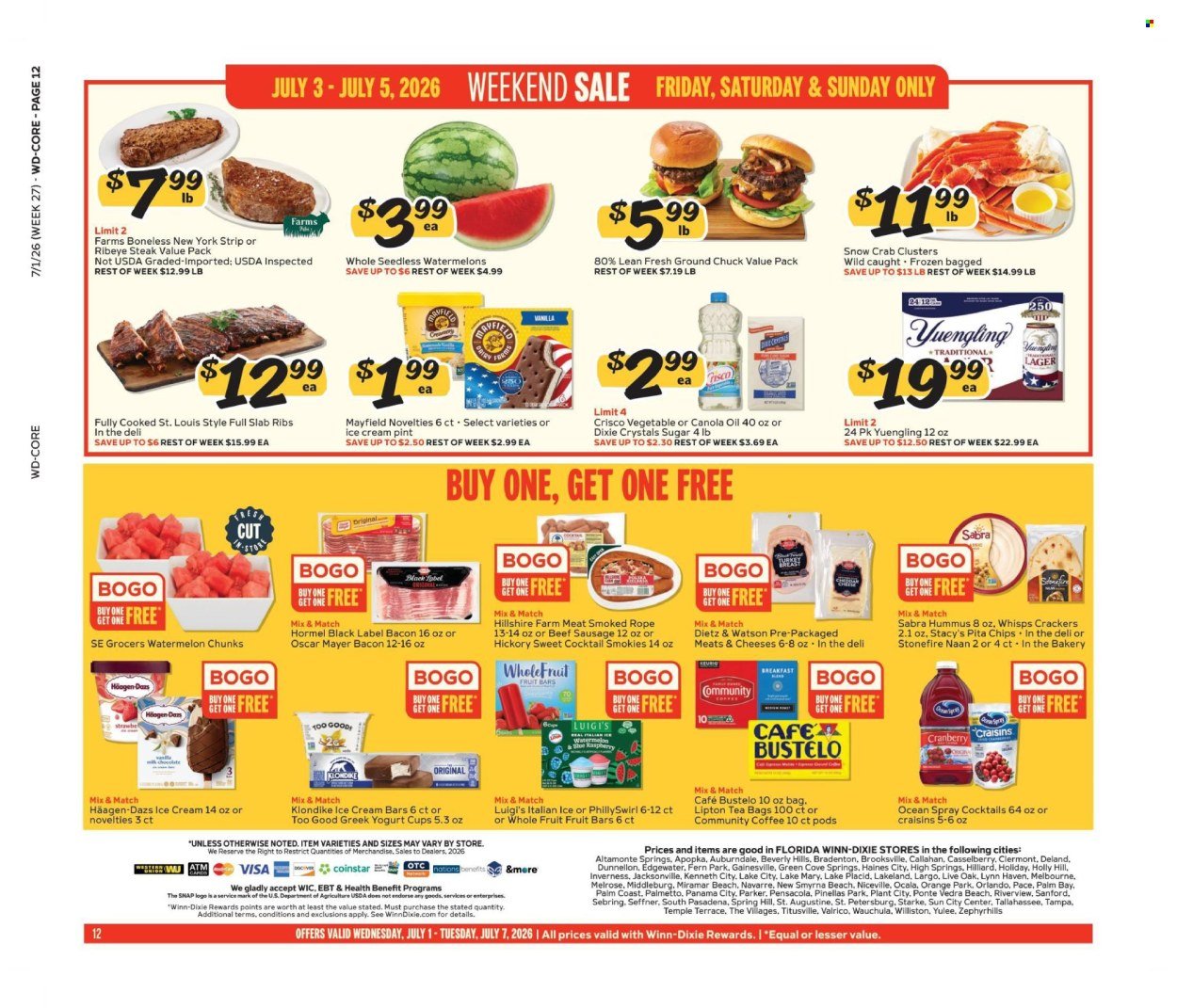 WINN DIXIE ad - Weekly Ad