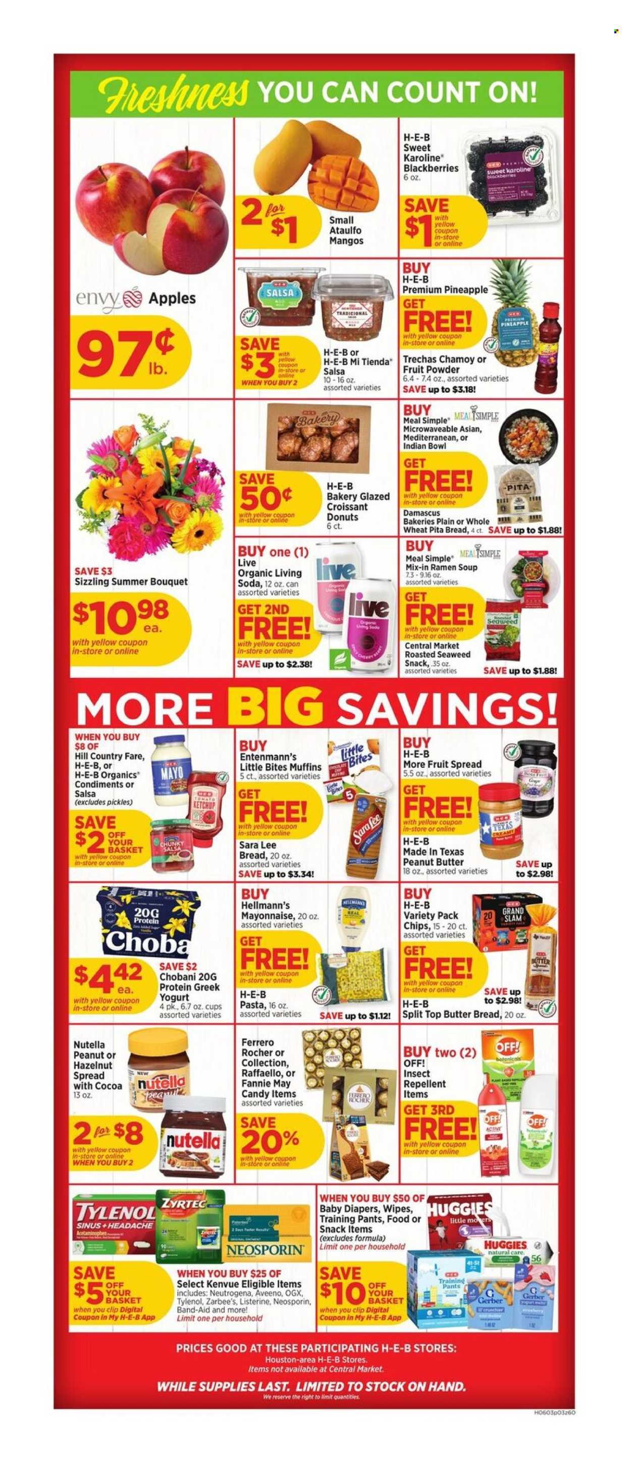 H-E-B ad - Weekly Ad
