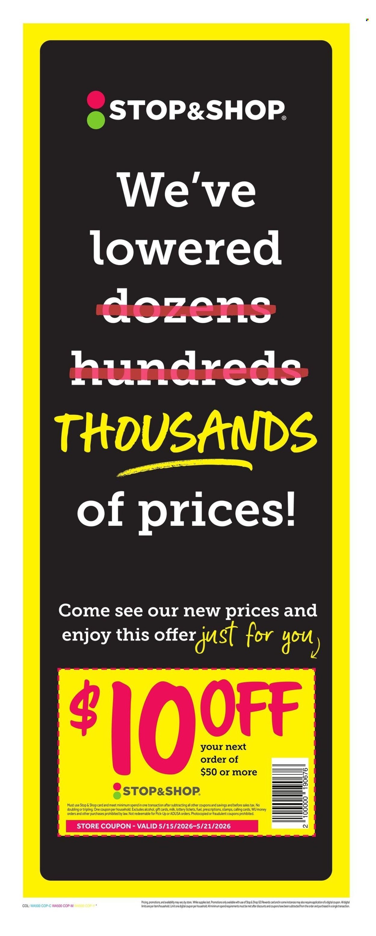 STOP & SHOP ad - Weekly Ad
