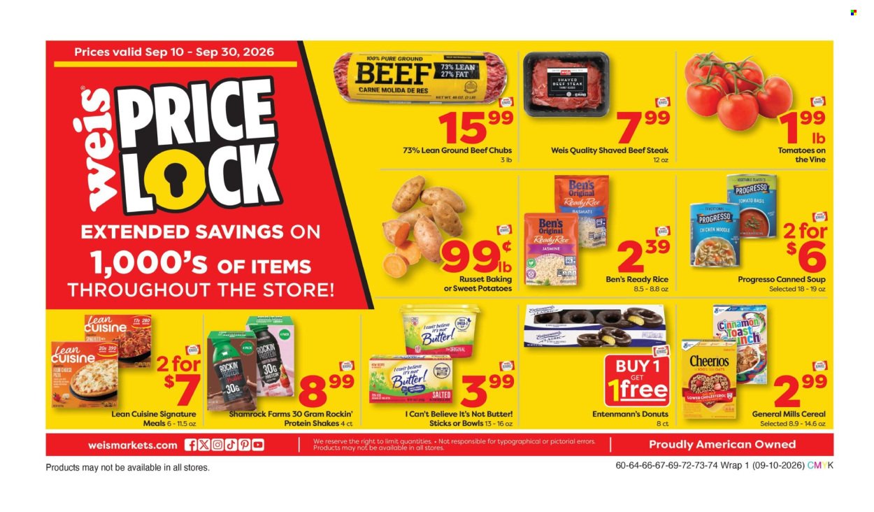 WEIS ad - Price Lock