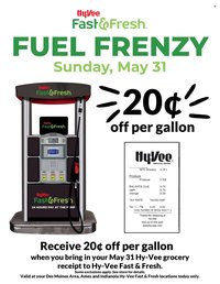 HY-VEE ad - Fuel Frenzy!