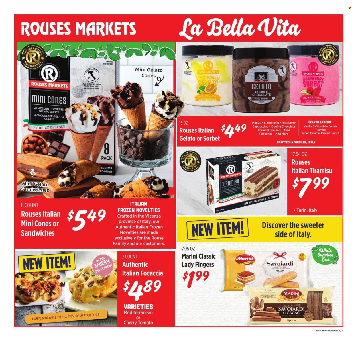 ROUSES MARKETS ad - Italian Ad