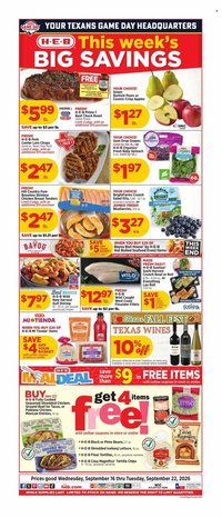 H-E-B ad - Weekly Ad