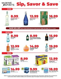 HY-VEE ad - Wine & Spirits Specials
