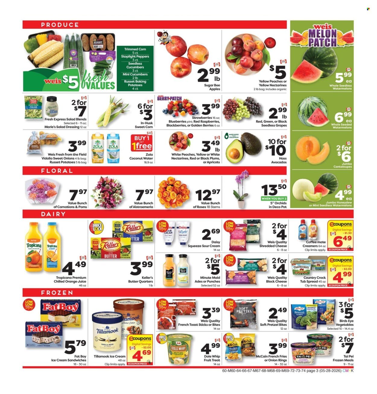 WEIS ad - Weekly Circular