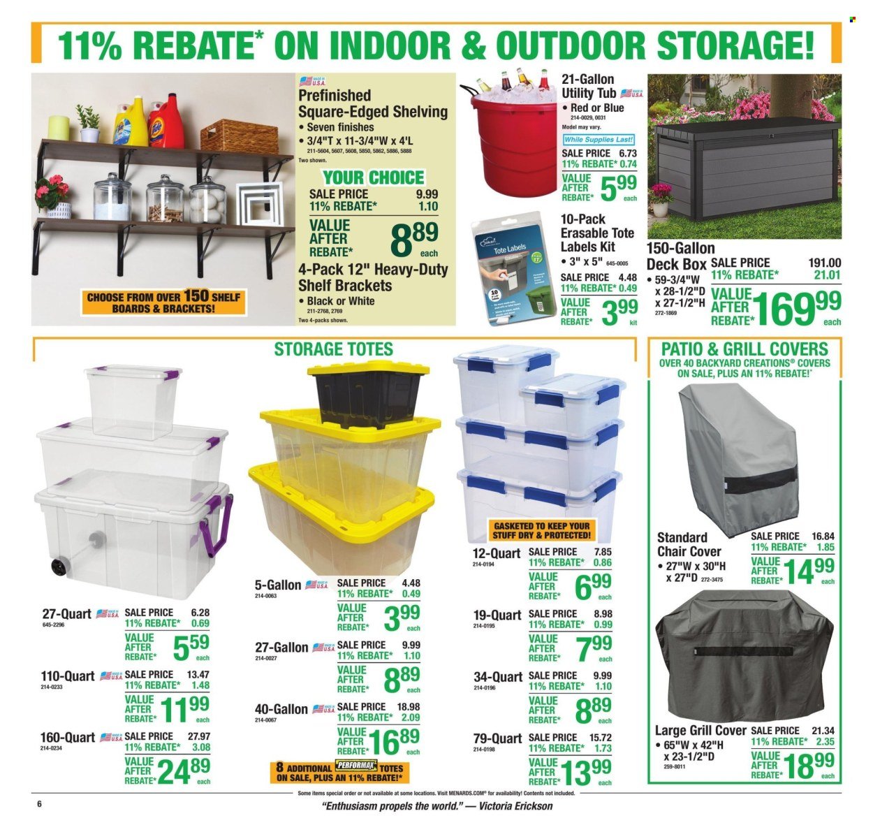 MENARDS ad - from Thu, September 3, 2026