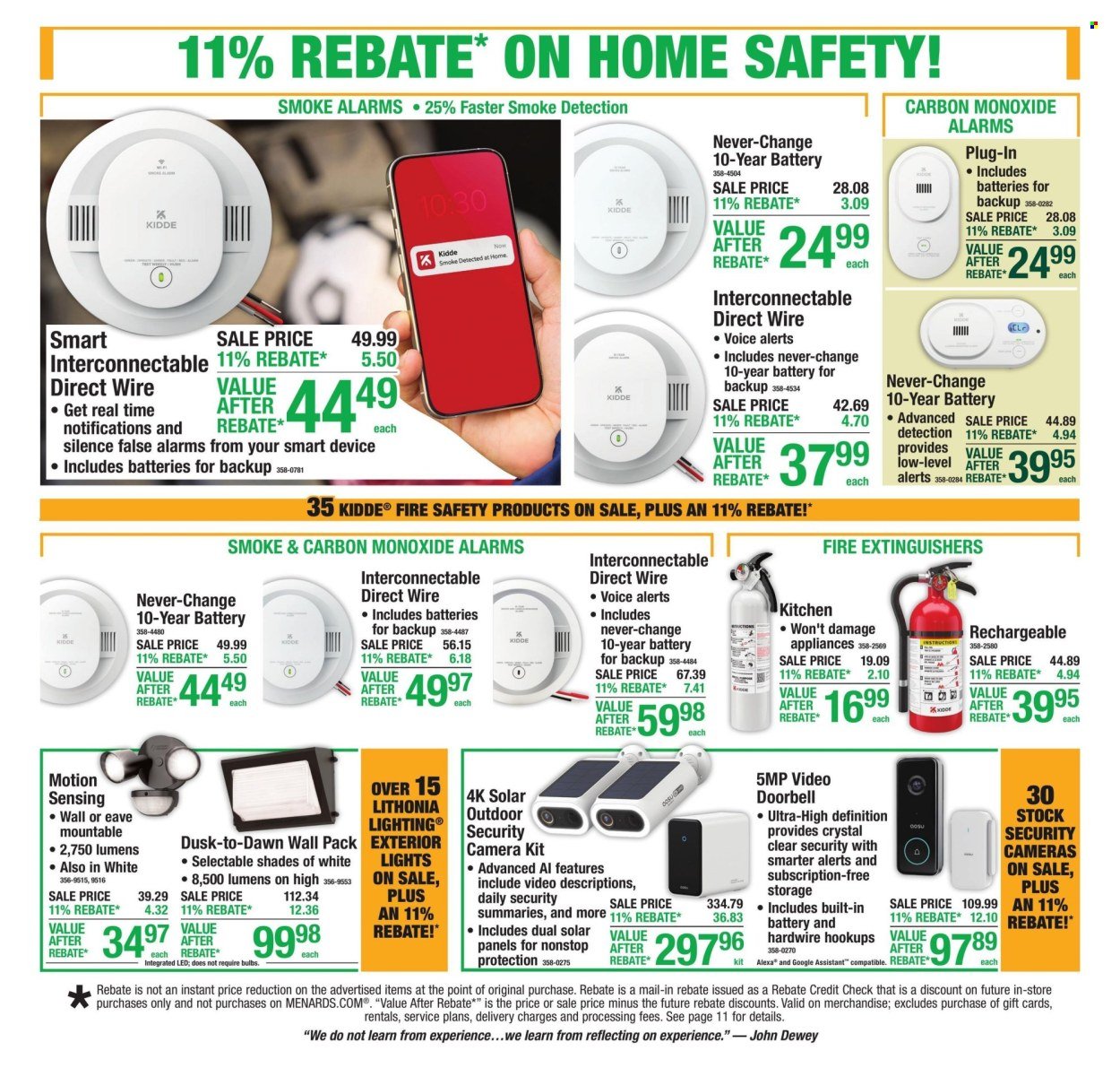 MENARDS ad - from Thu, September 3, 2026