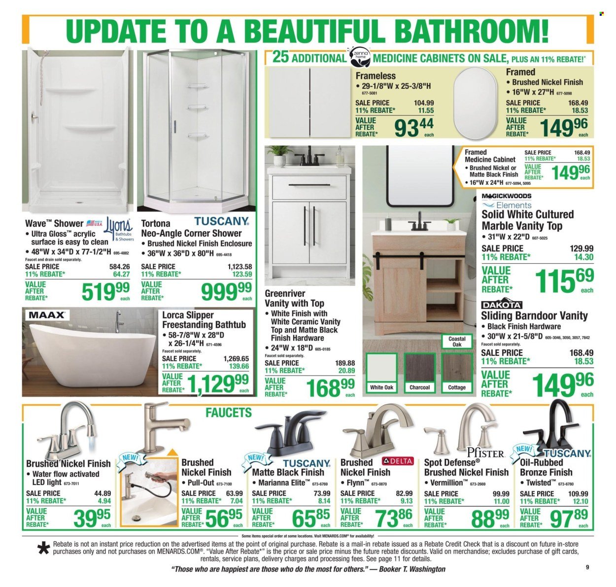 MENARDS ad - from Thu, September 3, 2026