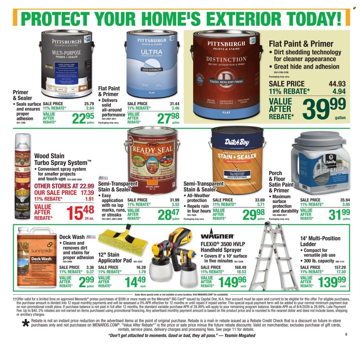 MENARDS ad - from Thu, September 3, 2026