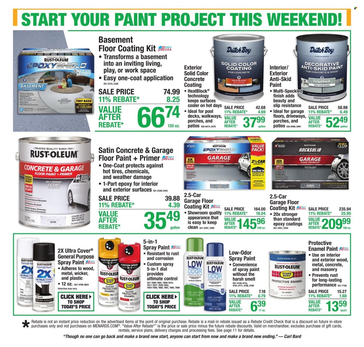 MENARDS ad - from Thu, September 3, 2026