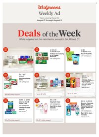 WALGREENS ad - Weekly Ad