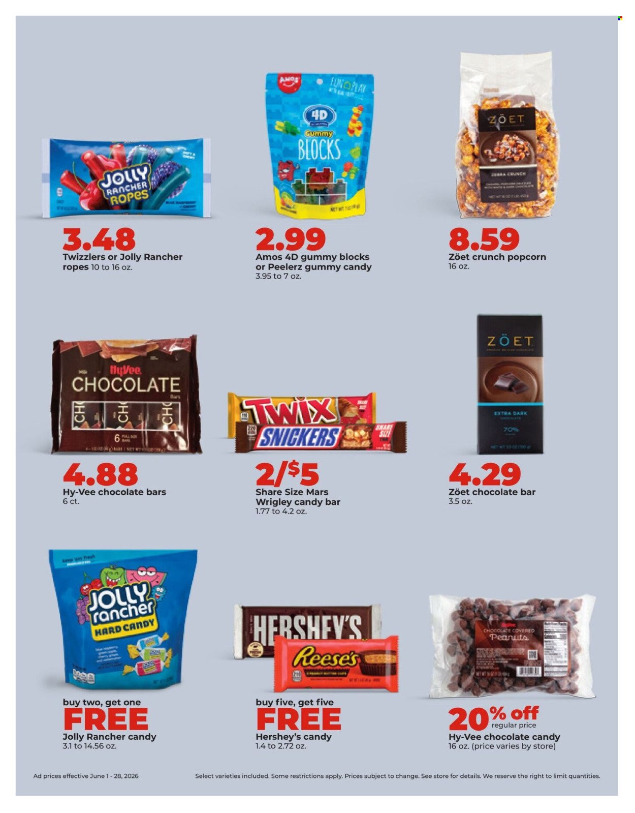 HY-VEE ad - Deals good all month long!