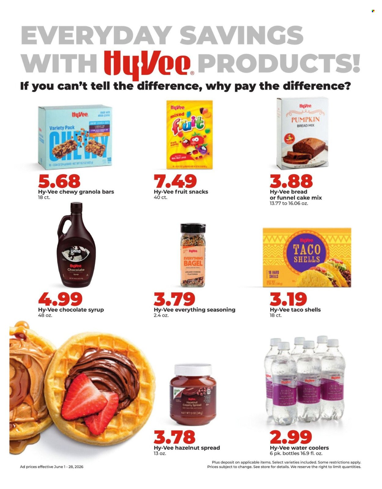 HY-VEE ad - Deals good all month long!