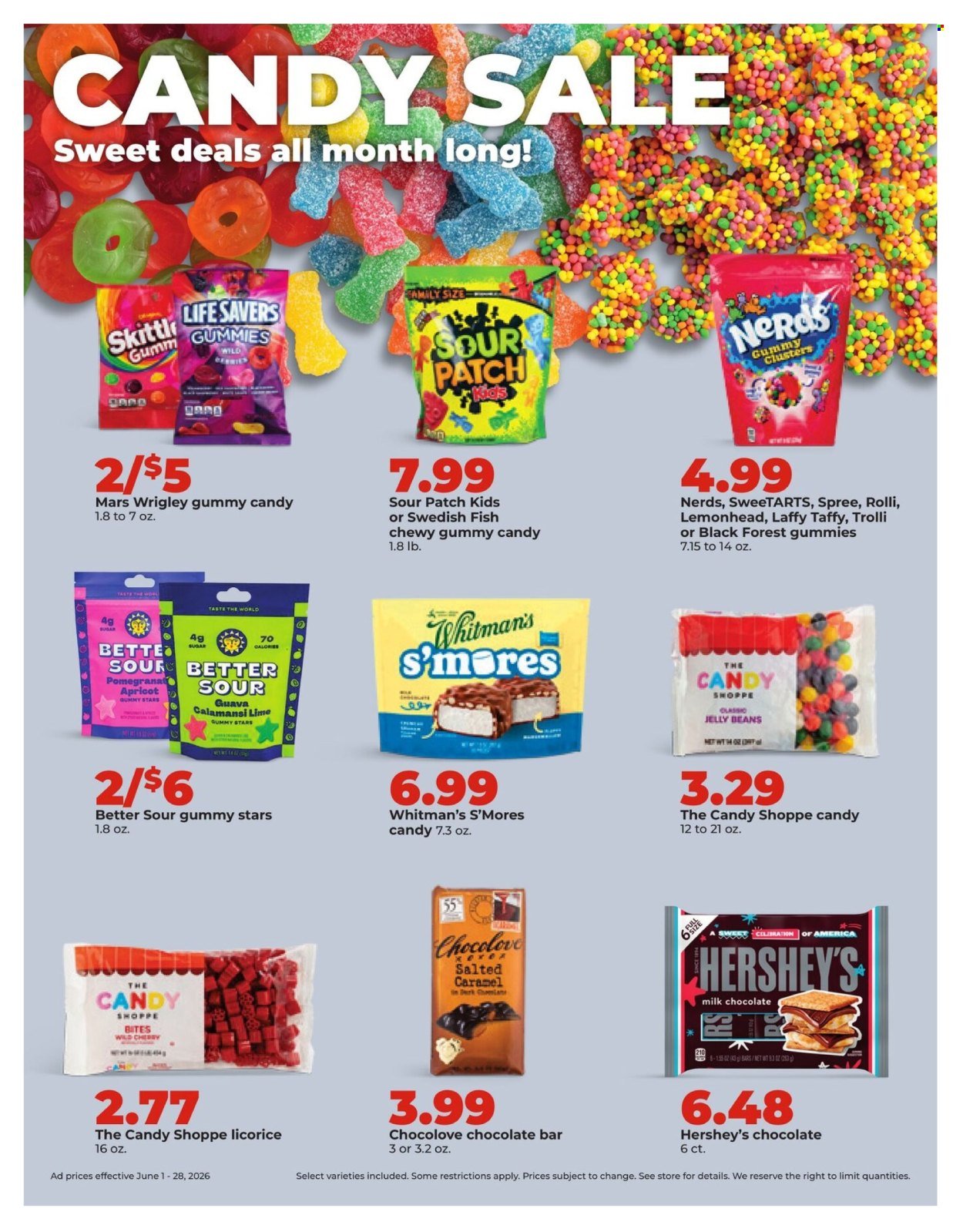 HY-VEE ad - Deals good all month long!