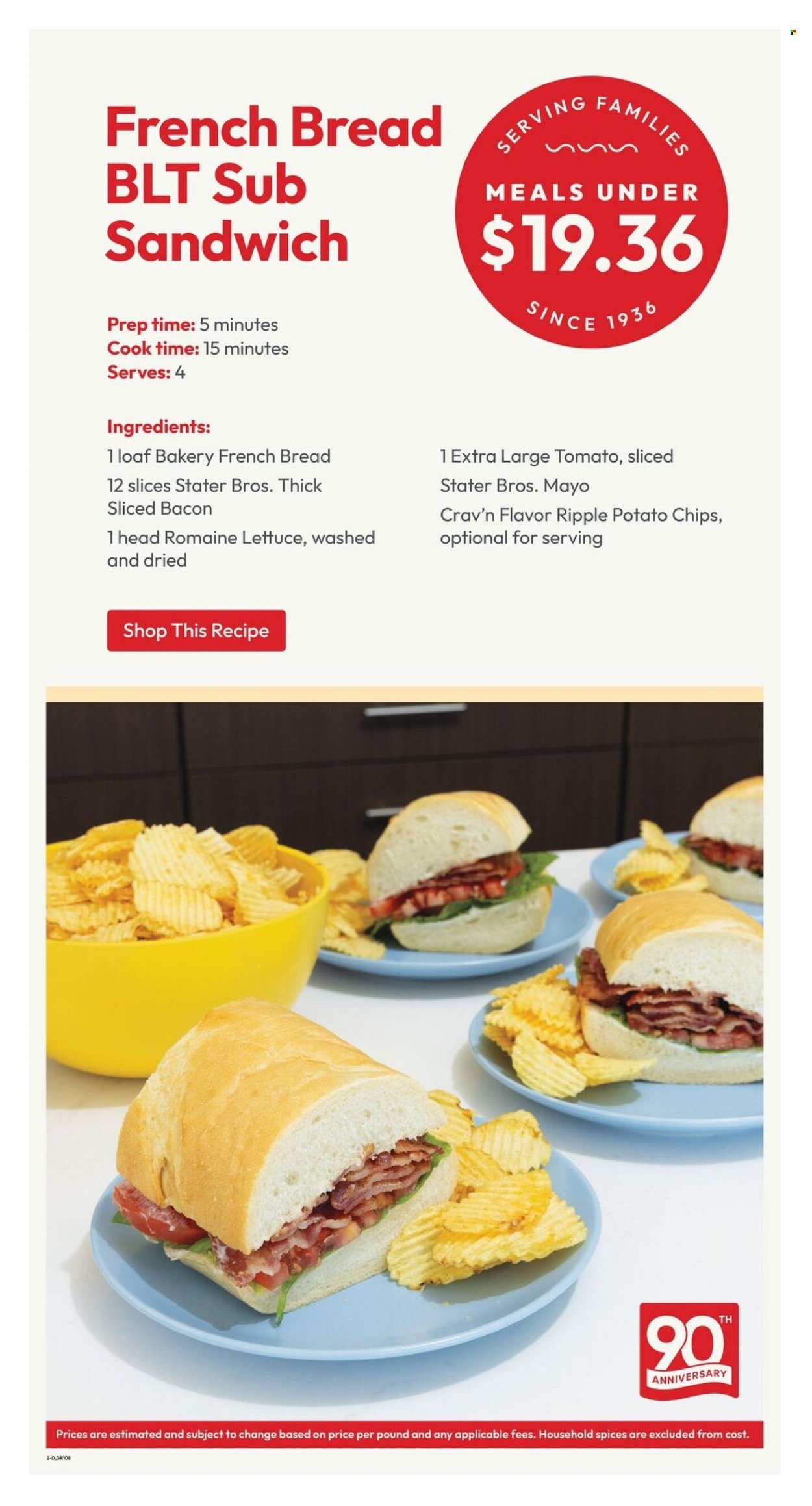 STATER BROS. ad - Weekly Ad