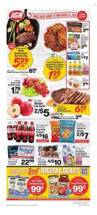 IGA ad - Weekly Ad