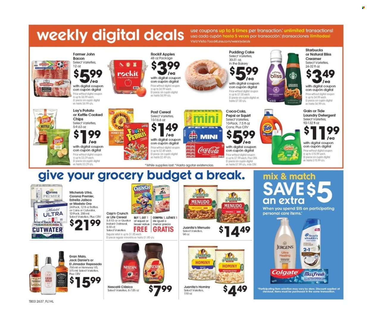 FOOD 4 LESS ad - Weekly Ad