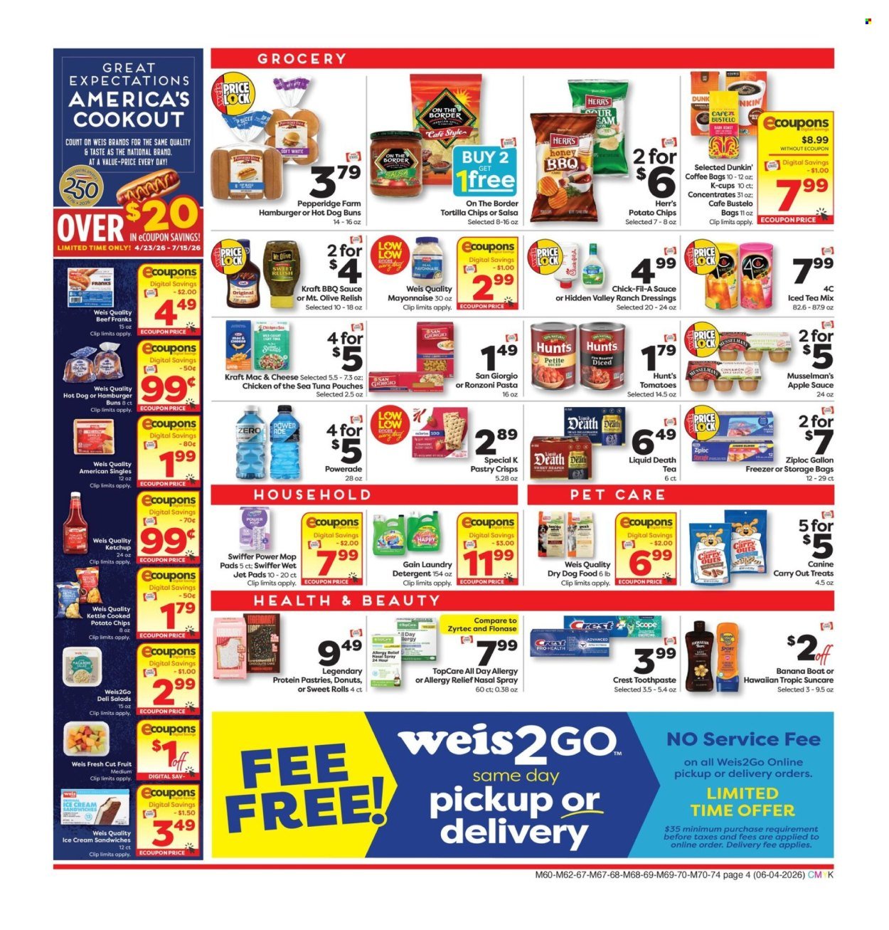 WEIS ad - Weekly Circular