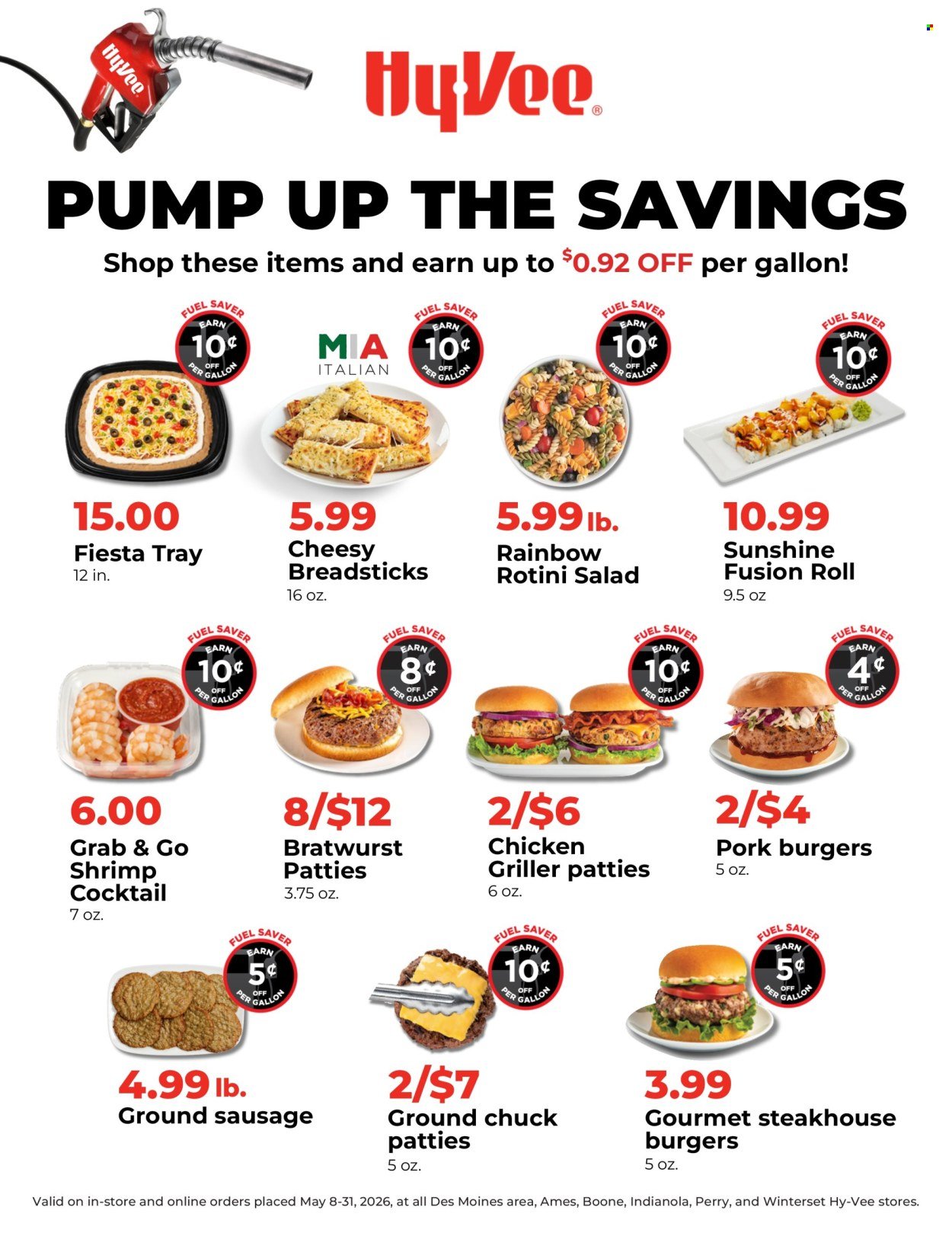 HY-VEE ad - Pump up the Savings