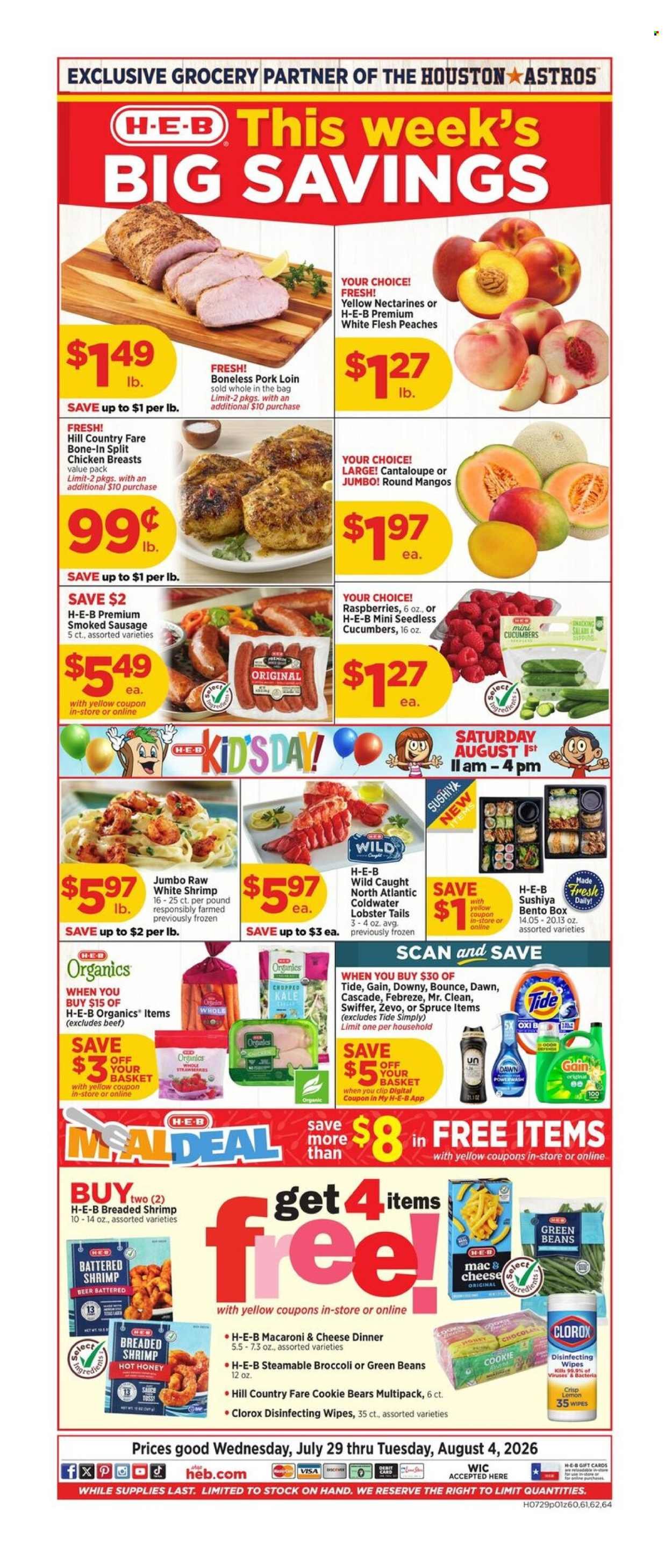 H-E-B ad - Weekly Ad
