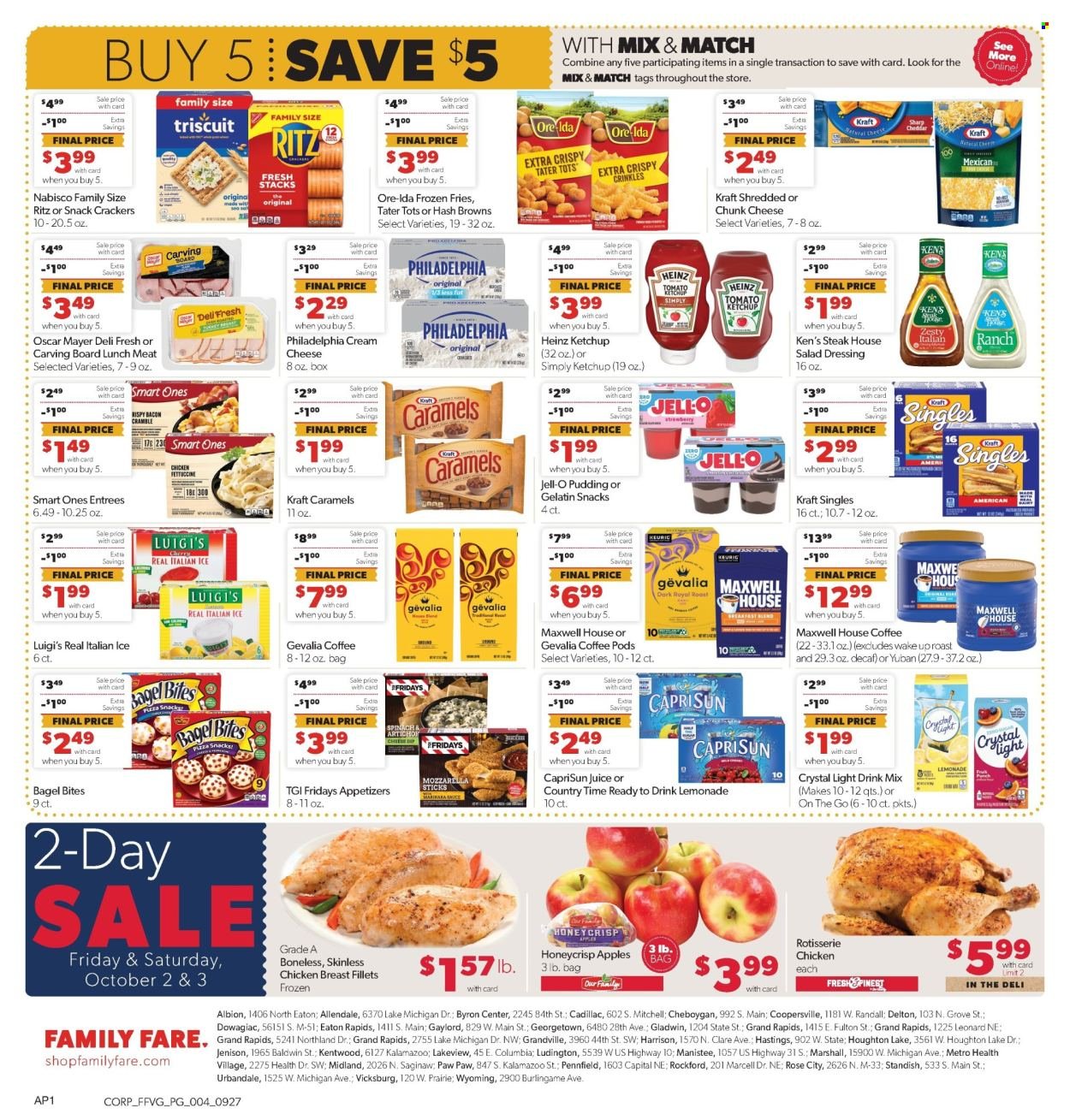 FAMILY FARE ad - from Sun, September 27, 2026