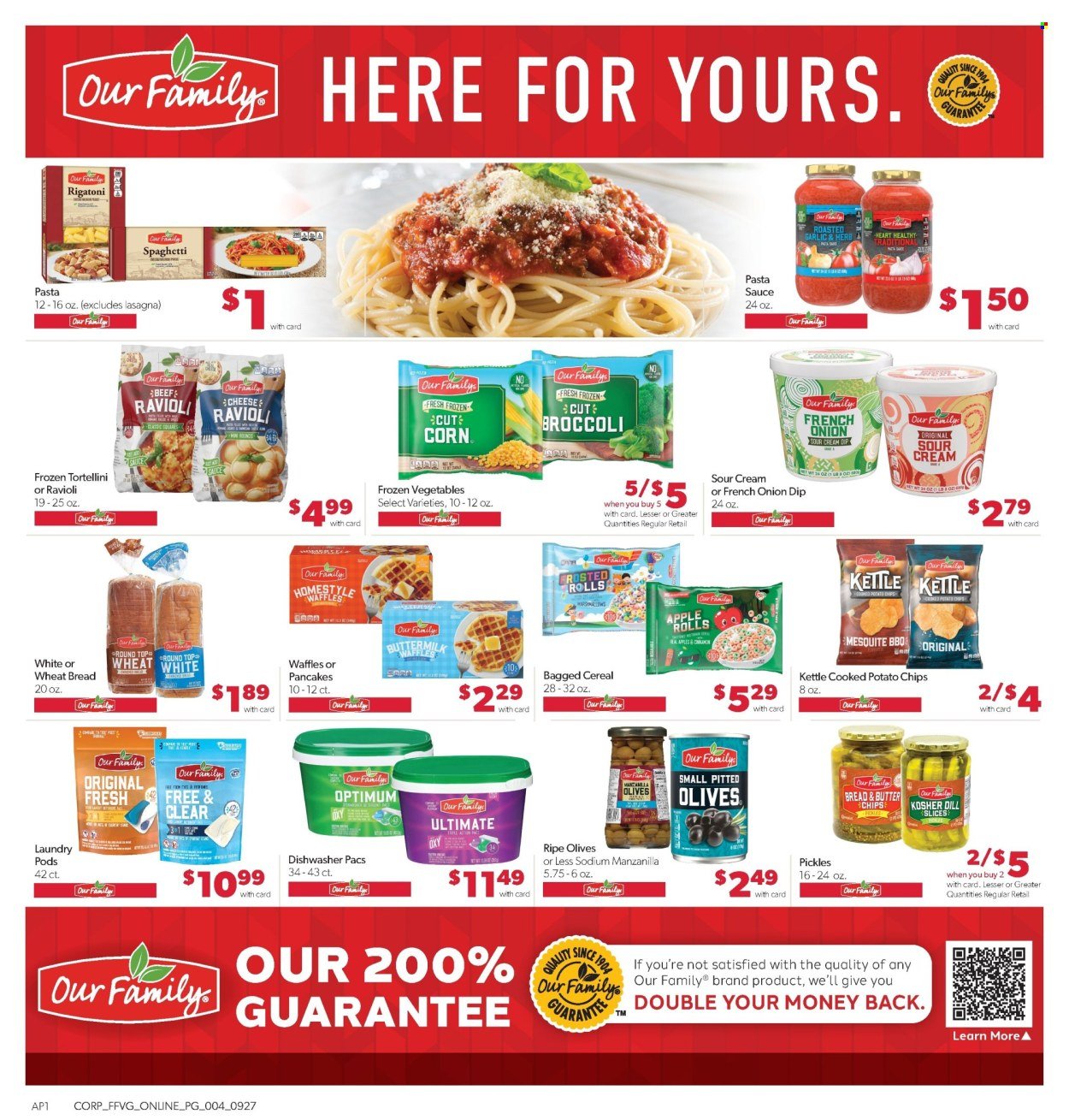 FAMILY FARE ad - from Sun, September 27, 2026