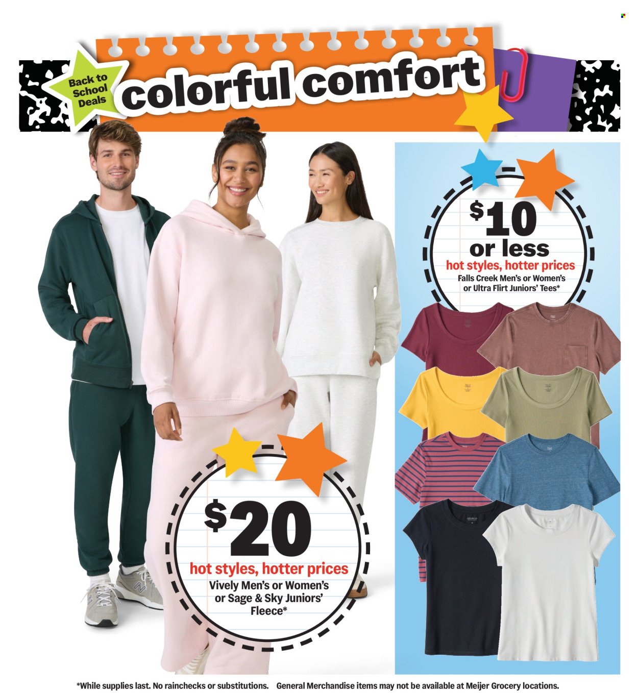 MEIJER ad - Back to School Deals