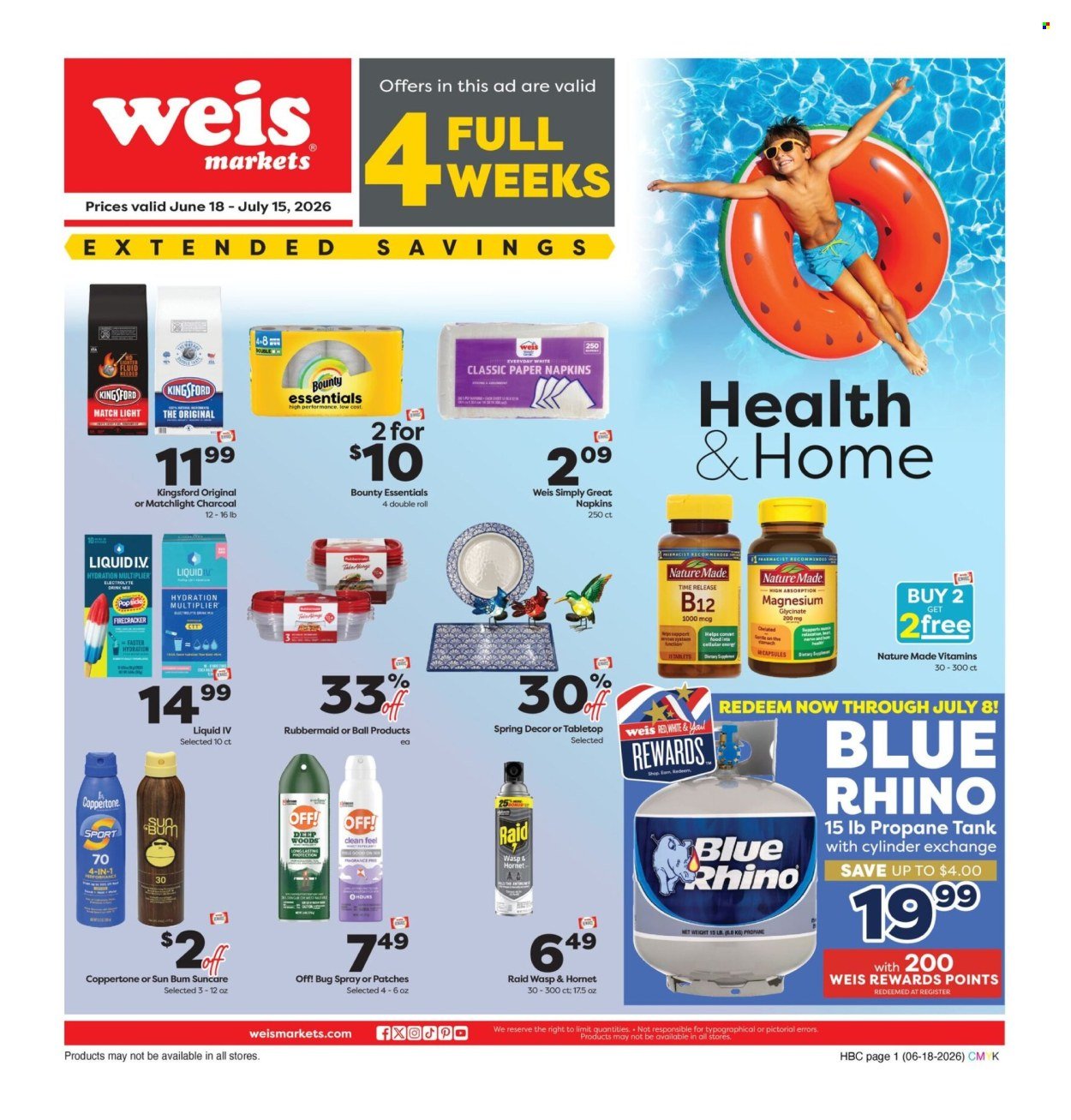 WEIS ad - Monthly Home