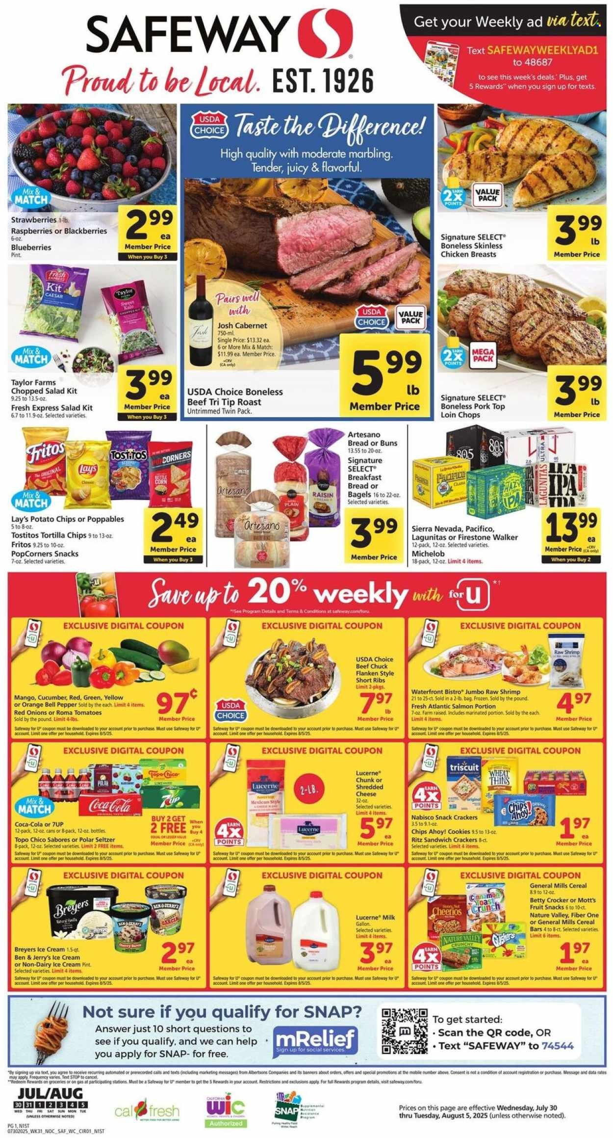 SAFEWAY ad - Weekly Ad (2025-07-30 - 2025-08-05) | 1