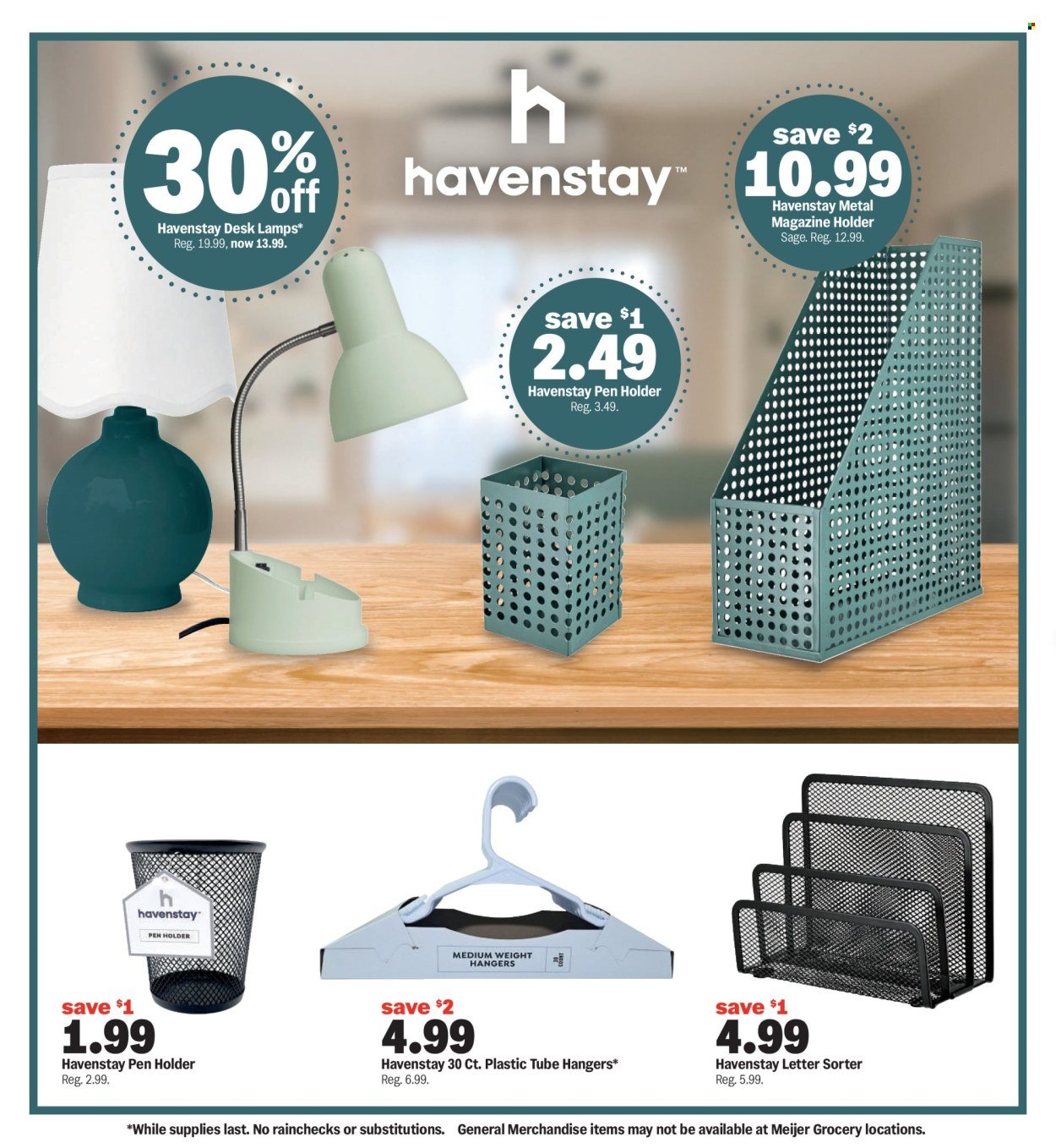 MEIJER ad - College Vibes. Real Low Prices