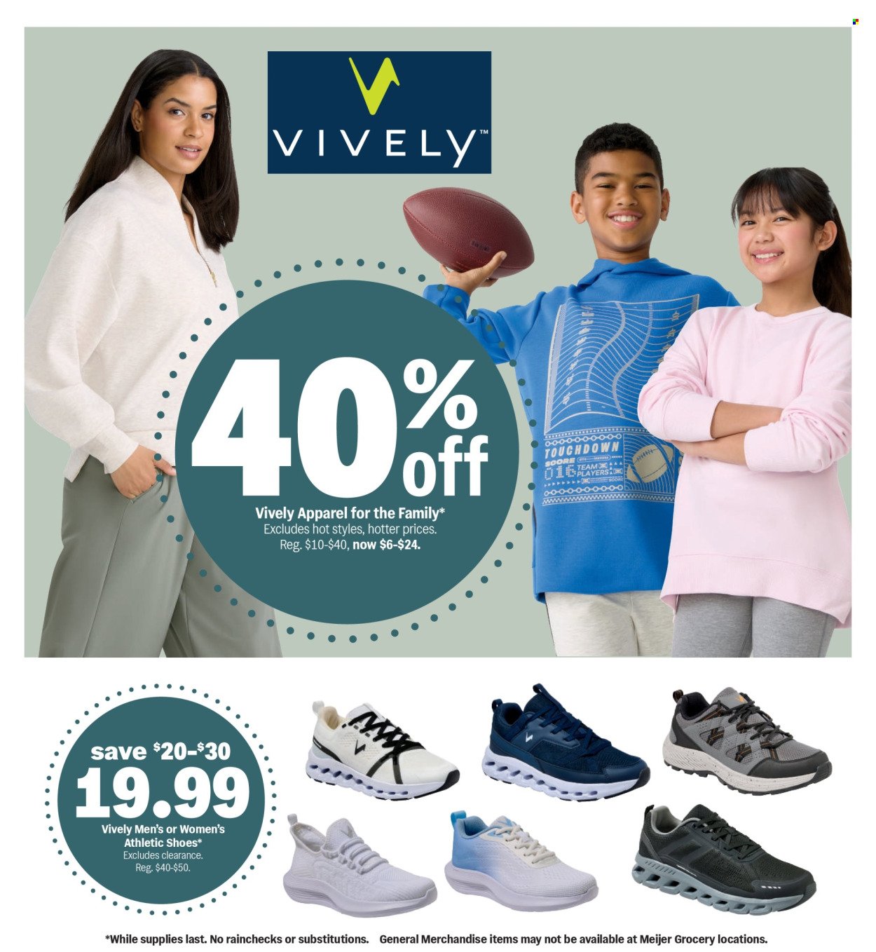 MEIJER ad - College Vibes. Real Low Prices